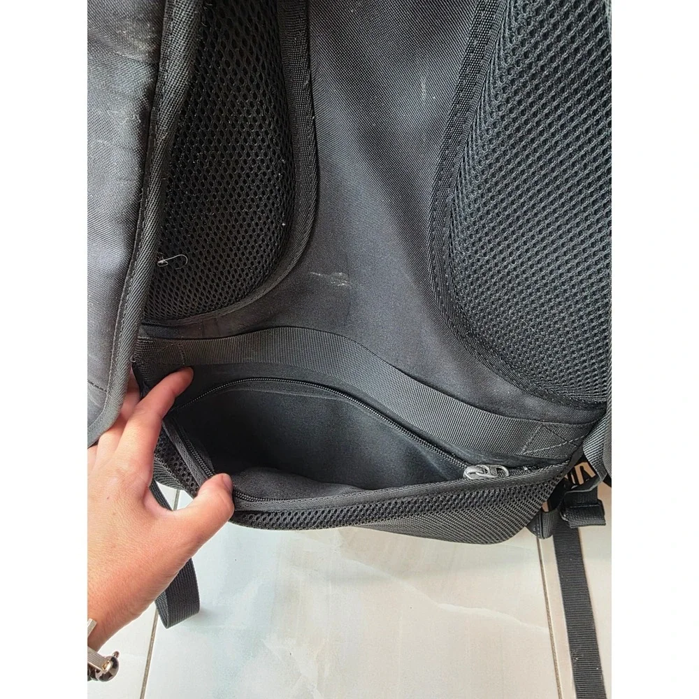 Ouslang Black Laptop Backpack Multi-Compartment Travel School Bag 18in